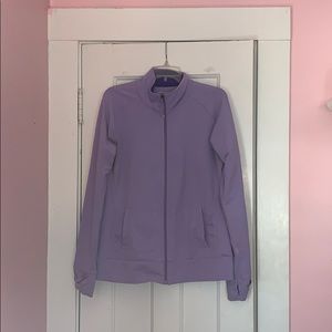 Long sleeve athletic top.